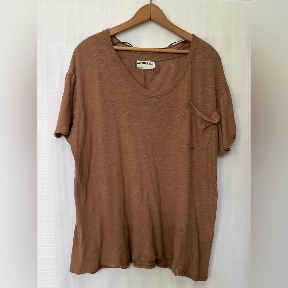 🌱We The Free textured knit top in camel